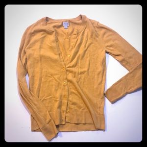 Burnt Yellow Cardigan - Worn Once!